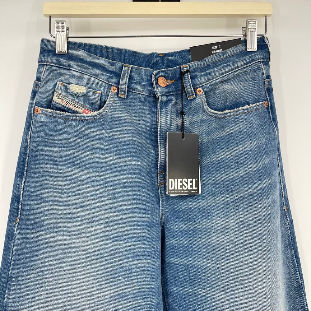 Diesel Light Blue Flare Jeans - Picture 5 of 13